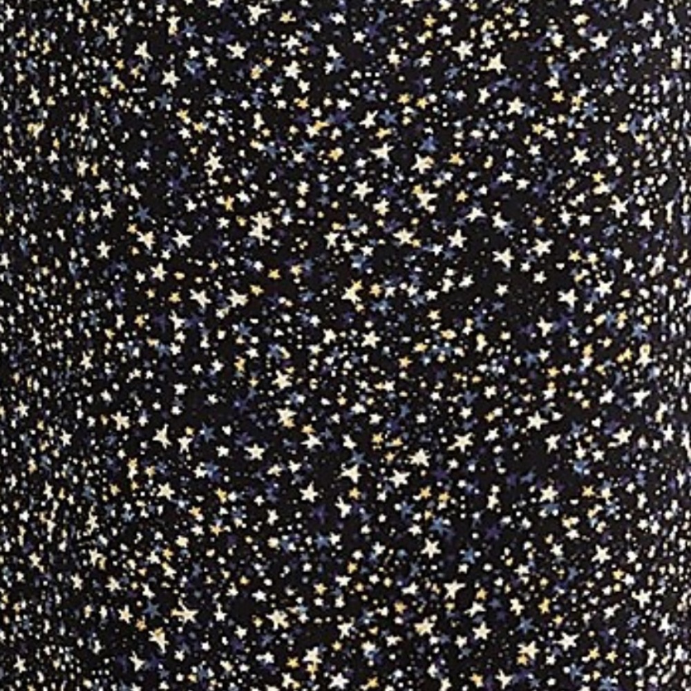 J Crew Ruffle-back silk dress in starry sky print Sz 12 - Picture 8 of 9